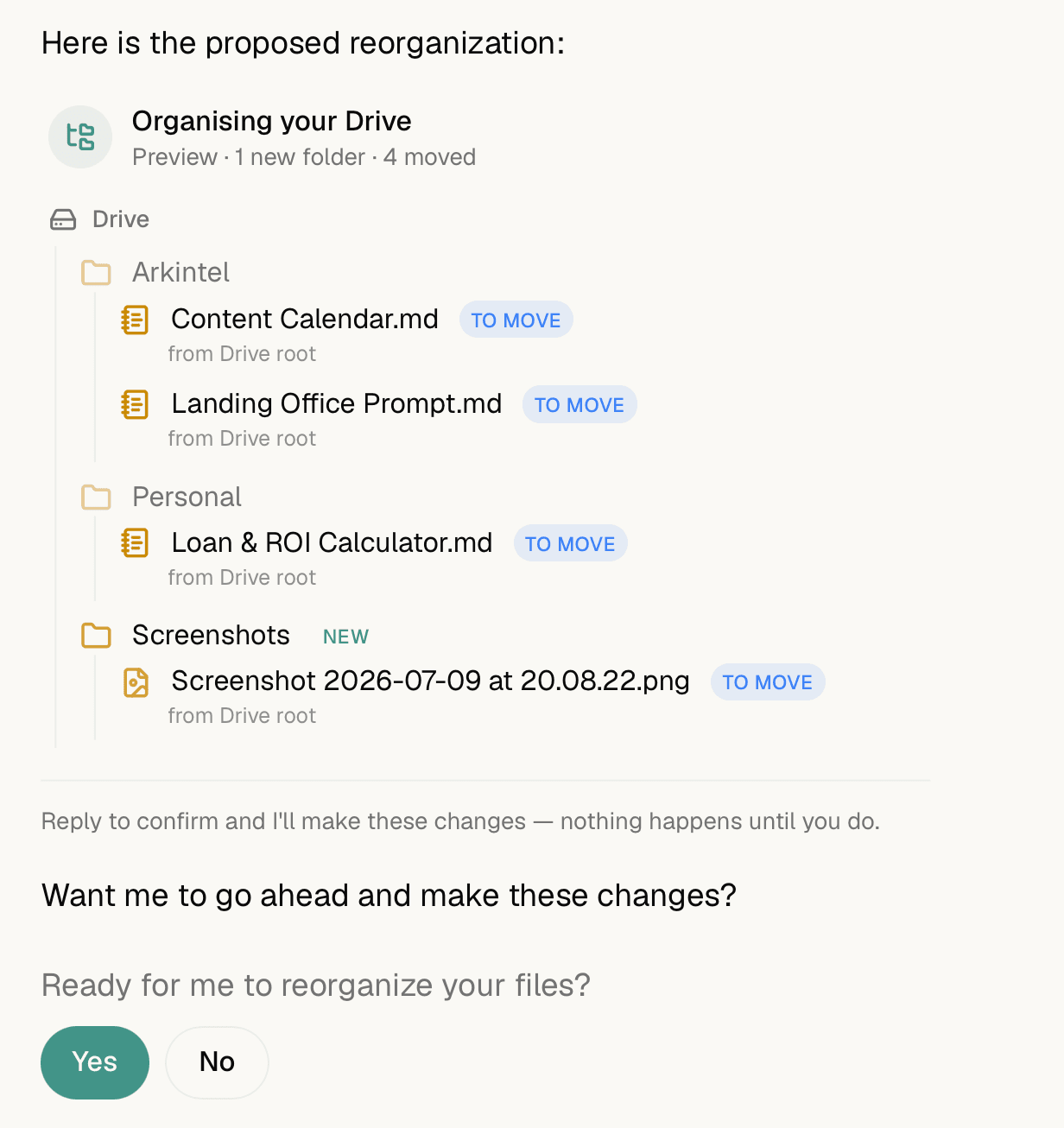 Organise my Drive